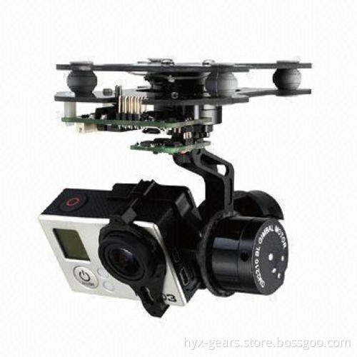 3-axis Smarat Gopro Brushless Gimbal with Smart Design, Made of Aluminum Alloy Material